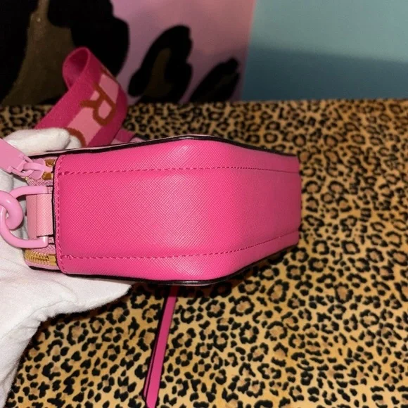 SNAPSHOT MARC JACOB CROSSBODY BAG PINK COLOR BLOCK - Picture 7 of 11